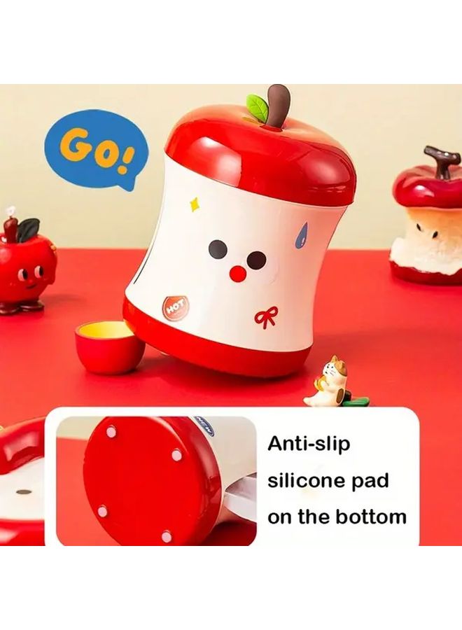 Red Apple Tissue Box Holder Desktop Napkin Organizer Holiday Christmas Decoration Gift - Image 4